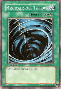 Mystical Space Typhoon⁣ - Structure Deck: Dinosaur's Rage⁣ (Common)⁣ [023]