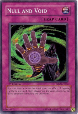Null and Void (V.1 - Super Rare)⁣ - Soul of the Duelist⁣ (Super Rare)⁣ [057]