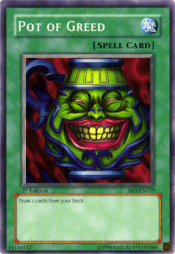 Pot of Greed - Structure Deck: Blaze of Destruction (Common) [SD3-019]
