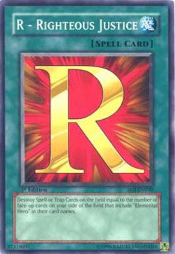 R - Righteous Justice⁣ - Enemy of Justice⁣ (Common)⁣ [040]