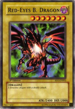 Red-Eyes Black Dragon - Structure Deck: Dragon's Roar (Common) [SD1-002]