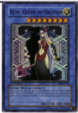 Ruin, Queen of Oblivion (V.1 - Super Rare) - Shadow of Infinity (Super Rare) [SOI-034]
