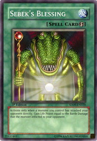 Sebek's Blessing⁣ - Structure Deck: Dinosaur's Rage⁣ (Common)⁣ [020]