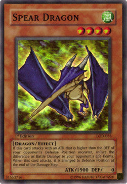 Spear Dragon (V.1 - Super Rare) - Legacy of Darkness (Super Rare) [LOD-035]