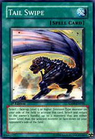 Tail Swipe⁣ - Structure Deck: Dinosaur's Rage⁣ (Common)⁣ [018]