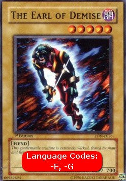 The Earl of Demise (V.1 - Common) - Labyrinth of Nightmare (Common) [LON-056]