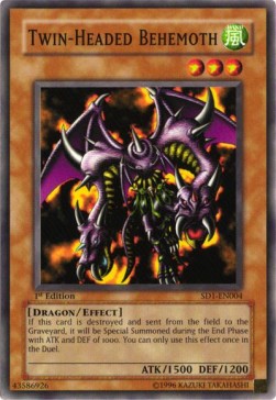 Twin-Headed Behemoth⁣ - Structure Deck: Dragon's Roar⁣ (Common)⁣ [004]