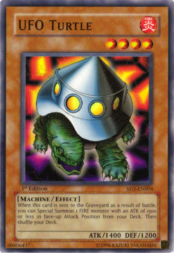 UFO Turtle⁣ - Structure Deck: Blaze of Destruction⁣ (Common)⁣ [004]