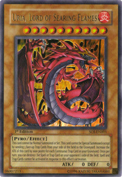 Uria, Lord of Searing Flames (V.1 - Ultra Rare)⁣ - Shadow of Infinity⁣ (Ultra Rare)⁣ [001]
