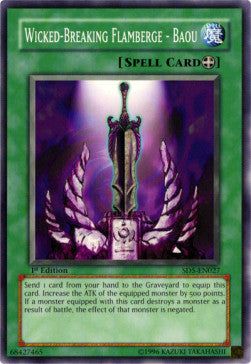 Wicked-Breaking Flamberge - Baou⁣ - Structure Deck: Warrior's Triumph⁣ (Common)⁣ [027]