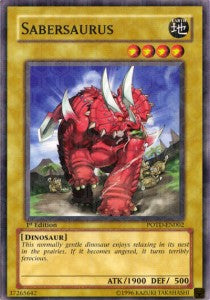 Sabersaurus⁣ - Power of the Duelist⁣ (Common)⁣ [002]