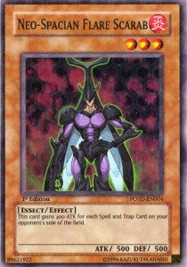 Neo-Spacian Flare Scarab (V.1 - Super Rare) - Power of the Duelist (Super Rare) [POTD-004]