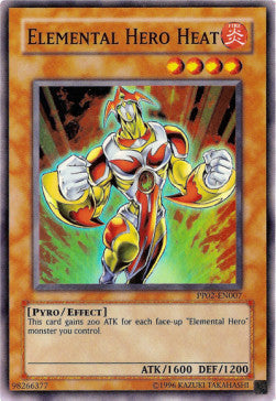 Elemental HERO Heat (V.1 - Super Rare)⁣ - Premium Pack 2⁣ (Super Rare)⁣ [007]