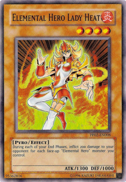 Elemental HERO Lady Heat (V.1 - Super Rare) - Premium Pack 2 (Super Rare) [PP02-008]