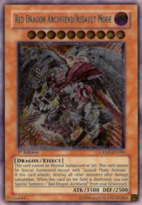 Red Dragon Archfiend/Assault Mode (V.4 - Ultimate Rare)⁣ - Crimson Crisis⁣ (Ultimate Rare)⁣ [004]
