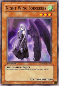 Night Wing Sorceress⁣ - Crimson Crisis⁣ (Common)⁣ [025]