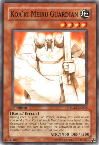 Koa'ki Meiru Guardian (V.1 - Common) - Raging Battle (Common) [RGBT-023]