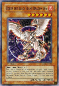 Horus the Black Flame Dragon LV6 - Structure Deck: Rise of the Dragon Lords (Common) [SDRL-012]