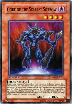 Ogre of the Scarlet Sorrow⁣ - Absolute Powerforce⁣ (Super Rare)⁣ [005]