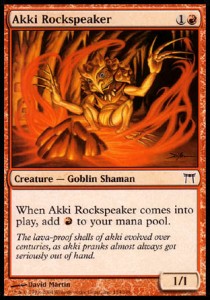 Akki Rockspeaker⁣ - Champions of Kamigawa⁣ (Common)⁣ [154]