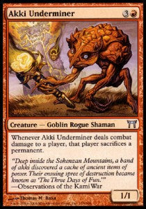 Akki Underminer⁣ - Champions of Kamigawa⁣ (Uncommon)⁣ [155]