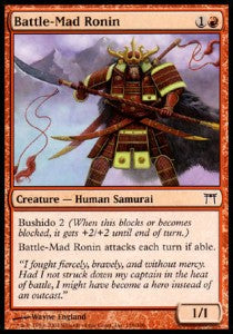 Battle-Mad Ronin⁣ - Champions of Kamigawa⁣ (Common)⁣ [156]