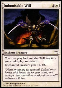 Indomitable Will⁣ - Champions of Kamigawa⁣ (Common)⁣ [17]