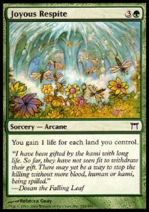 Joyous Respite⁣ - Champions of Kamigawa⁣ (Common)⁣ [216]