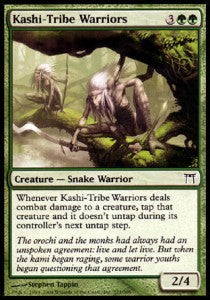 Kashi-Tribe Warriors⁣ - Champions of Kamigawa⁣ (Common)⁣ [221]