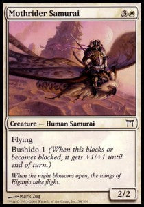 Mothrider Samurai⁣ - Champions of Kamigawa⁣ (Common)⁣ [34]