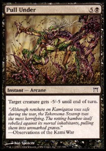 Pull Under⁣ - Champions of Kamigawa⁣ (Common)⁣ [137]