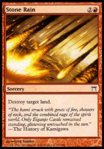 Stone Rain⁣ - Champions of Kamigawa⁣ (Common)⁣ [191]