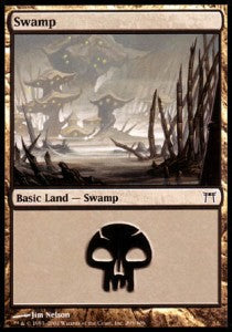 Swamp (V.1)⁣ - Champions of Kamigawa⁣ (Land)⁣ [295]