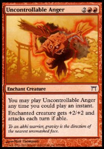 Uncontrollable Anger⁣ - Champions of Kamigawa⁣ (Common)⁣ [195]
