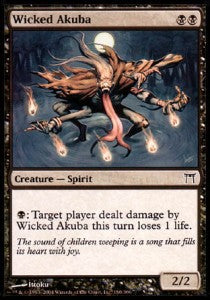 Wicked Akuba⁣ - Champions of Kamigawa⁣ (Common)⁣ [150]