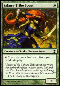 Sakura-Tribe Scout⁣ - Saviors of Kamigawa⁣ (Common)⁣ [144]