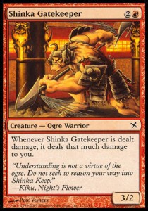 Shinka Gatekeeper⁣ - Betrayers of Kamigawa⁣ (Common)⁣ [117]