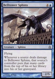 Belltower Sphinx⁣ - Ravnica: City of Guilds⁣ (Uncommon)⁣ [38]