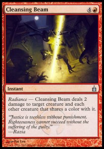 Cleansing Beam⁣ - Ravnica: City of Guilds⁣ (Uncommon)⁣ [118]