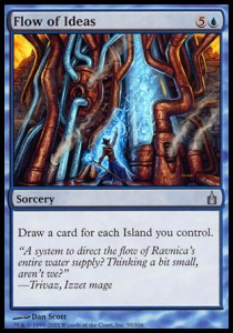 Flow of Ideas⁣ - Ravnica: City of Guilds⁣ (Uncommon)⁣ [50]