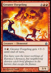 Greater Forgeling⁣ - Ravnica: City of Guilds⁣ (Uncommon)⁣ [129]