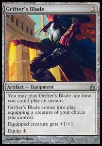 Grifter's Blade⁣ - Ravnica: City of Guilds⁣ (Uncommon)⁣ [263]