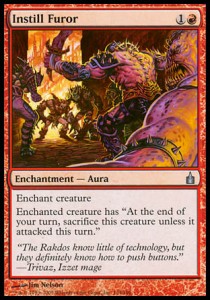 Instill Furor⁣ - Ravnica: City of Guilds⁣ (Uncommon)⁣ [134]