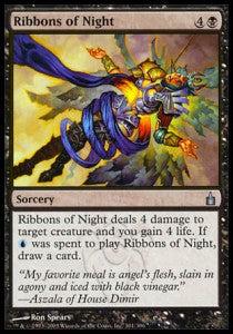 Ribbons of Night⁣ - Ravnica: City of Guilds⁣ (Uncommon)⁣ [101]