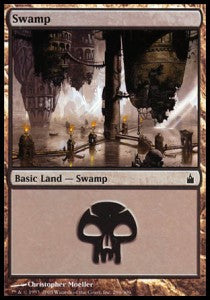 Swamp (V.2)⁣ - Ravnica: City of Guilds⁣ (Land)⁣ [296]