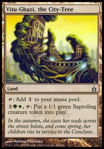 Vitu-Ghazi, the City-Tree⁣ - Ravnica: City of Guilds⁣ (Uncommon)⁣ [285]