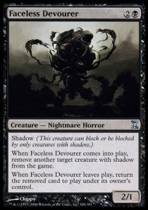Faceless Devourer⁣ - Time Spiral⁣ (Uncommon)⁣ [108]