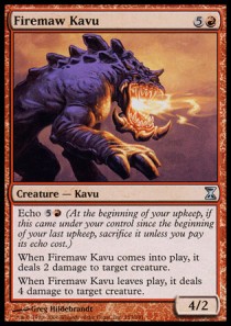 Firemaw Kavu⁣ - Time Spiral⁣ (Uncommon)⁣ [153]