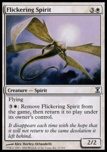 Flickering Spirit⁣ - Time Spiral⁣ (Common)⁣ [17]