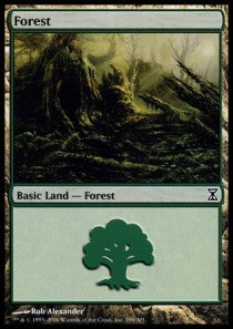 Forest (V.1)⁣ - Time Spiral⁣ (Land)⁣ [298]